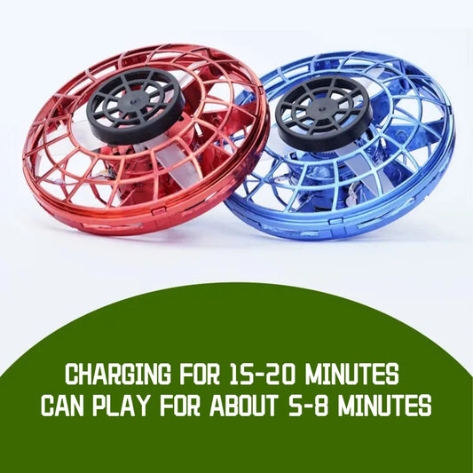 Mini Drone Volant LED UFO – Gyro Ball Spinner Lumineux Rechargeable pour Enfants et Adultes