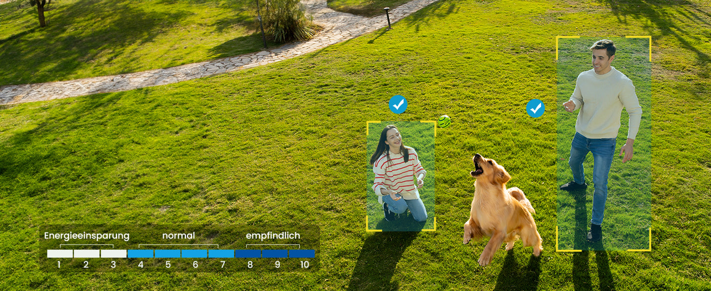 Caméra de surveillance extérieure WiFi ieGeek 2K PTZ – solaire, 360° couleur, détection humaine