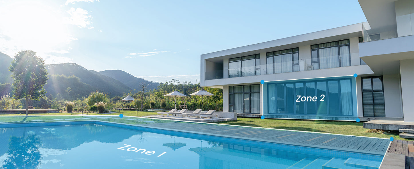 Caméra de surveillance extérieure WiFi ieGeek 2K PTZ – solaire, 360° couleur, détection humaine