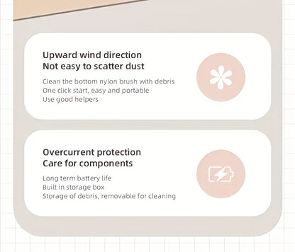 STNY - Aspirateur de Bureau et Clavier à 3 Vitesses, Ultra-Compact et Portable