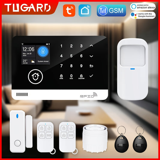 Système d’alarme intelligent TUGARD pour la maison – WiFi + GSM