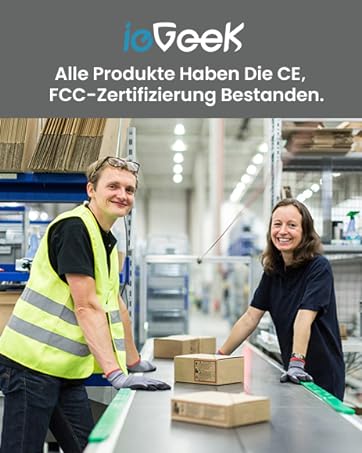 Caméra de surveillance extérieure WiFi ieGeek 2K PTZ – solaire, 360° couleur, détection humaine