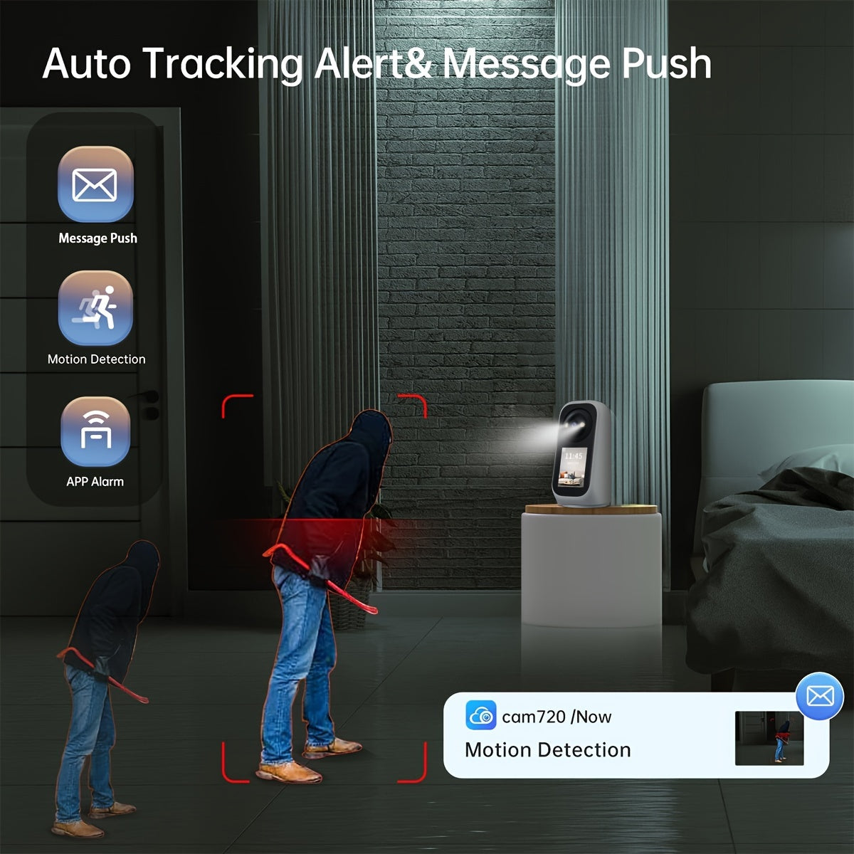 Caméra de surveillance rotative Full HD JOOAN