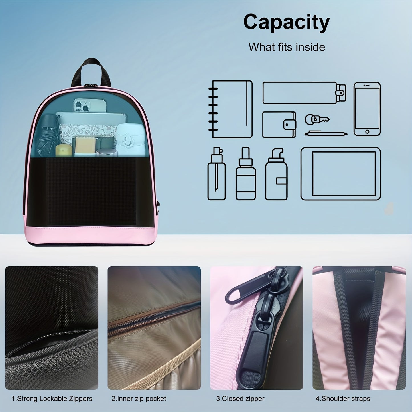 Sac à dos LED CRELANDER 30,48 cm – Écran programmable, sac à dos intelligent et tendance pour ordinateur portable, usage quotidien et déplacements