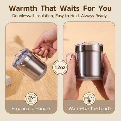 Tasse à café auto‑chauffante – Set chauffe-tasse USB 5V2A, arrêt automatique 10 h, cadeau café & fêtes