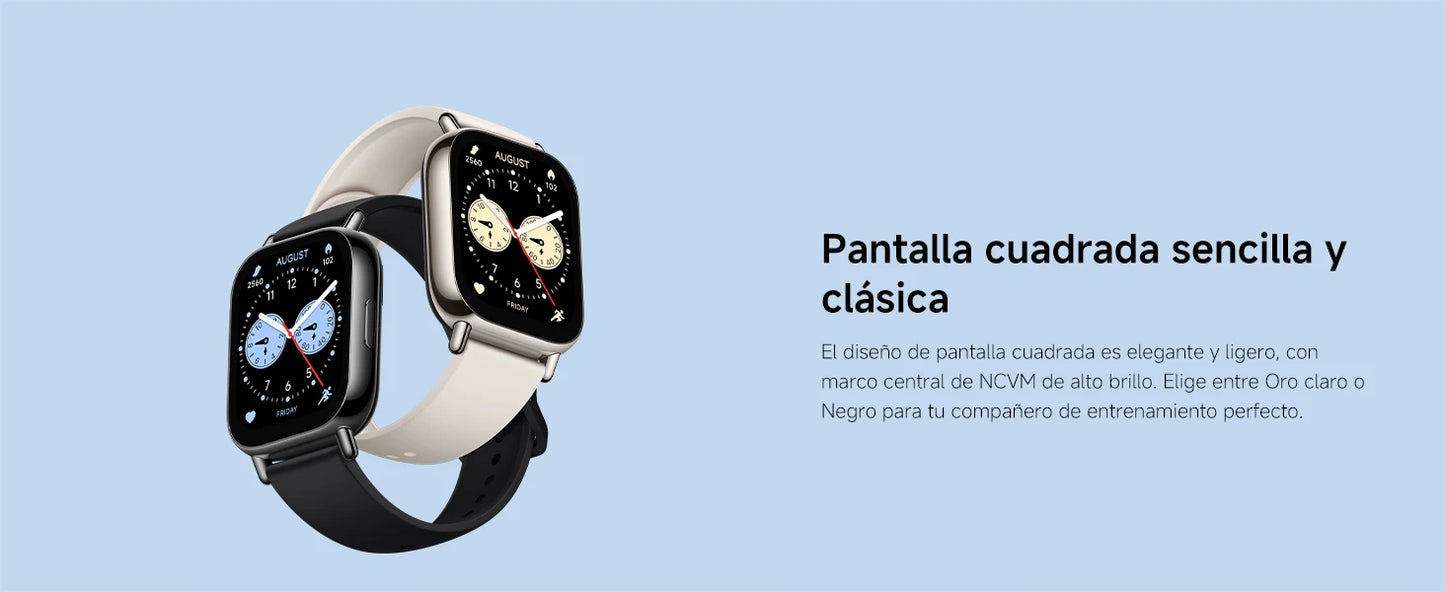 Xiaomi Redmi Watch 5 Lite – Appels Bluetooth, Écran AMOLED 1.96", Cardio & Fitness, 150 modes sportifs, GPS intégré, assistant vocal Alex