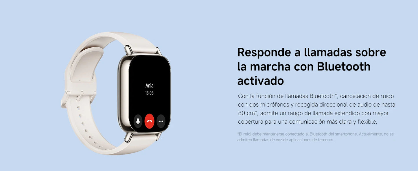 Xiaomi Redmi Watch 5 Lite – Appels Bluetooth, Écran AMOLED 1.96", Cardio & Fitness, 150 modes sportifs, GPS intégré, assistant vocal Alex