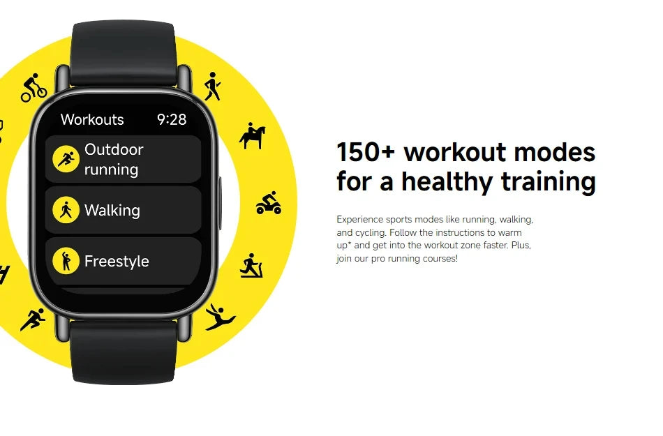 Xiaomi Redmi Watch 5 Lite – Appels Bluetooth, Écran AMOLED 1.96", Cardio & Fitness, 150 modes sportifs, GPS intégré, assistant vocal Alex