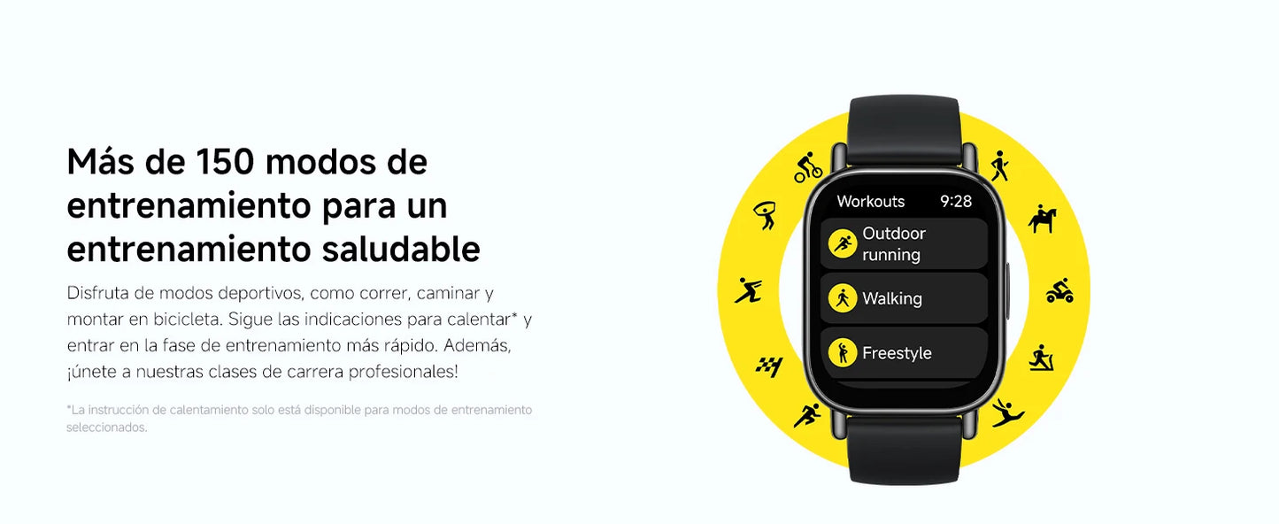 Xiaomi Redmi Watch 5 Lite – Appels Bluetooth, Écran AMOLED 1.96", Cardio & Fitness, 150 modes sportifs, GPS intégré, assistant vocal Alex