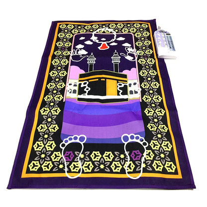 Tapis de prière parlant pour enfants – Tapis interactif éducatif musulman, couverture électronique Salah, apprentissage prières