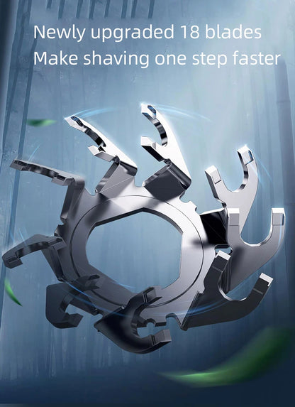 Rasoir électrique Xiaomi Mijia S101 étanche – rasage sec/humide, lame améliorée, tondeuse à barbe