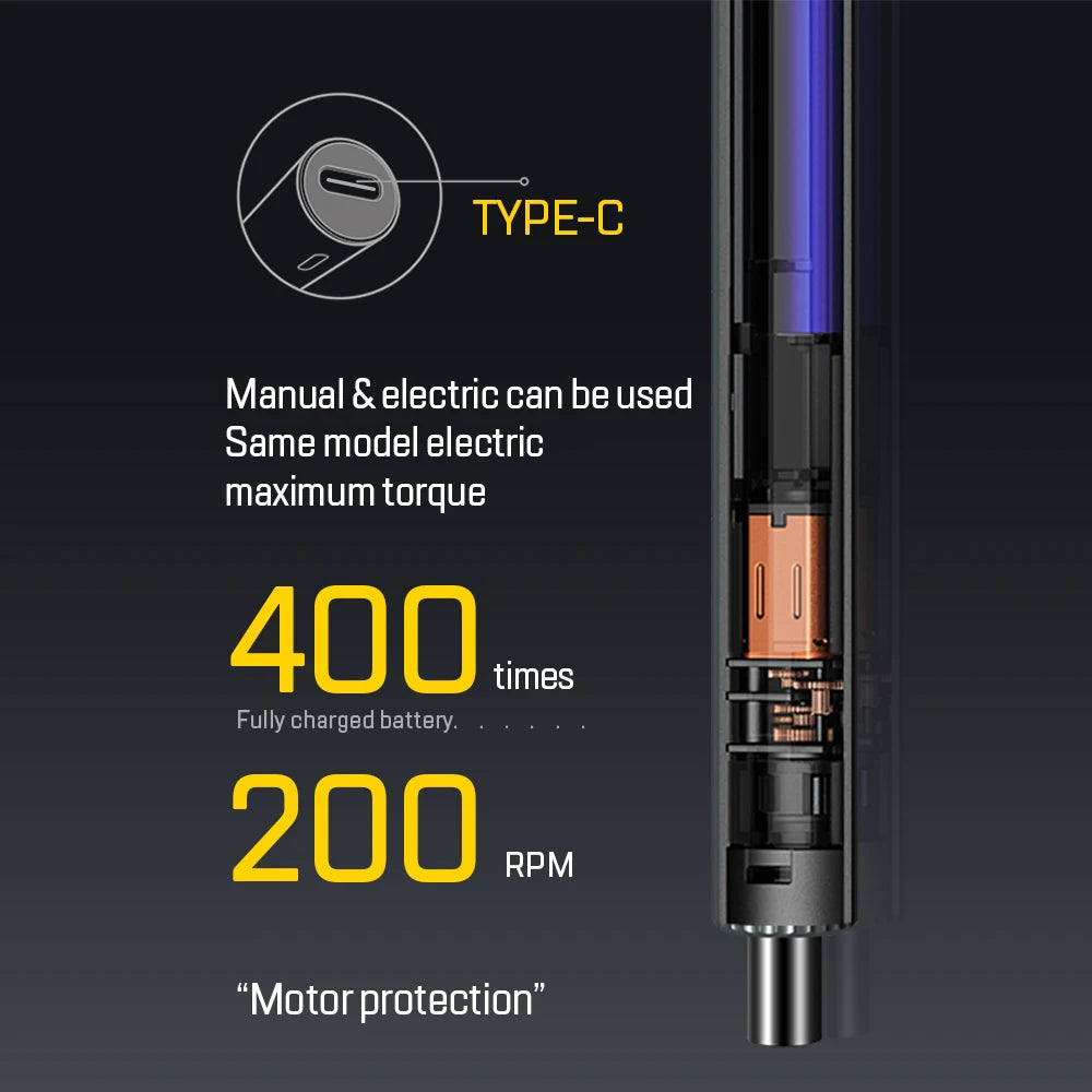 Kit Tournevis Électrique 58 en 1 Rechargeable – Ultra Précision, Réparation Express Smartphones, Montres & Appareils Xiaomi