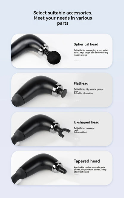 Pistolet à Fascia intelligent – masseur électrique multifonction, marteau de massage portatif maison/dos, cadeau nouvelle collection 2025