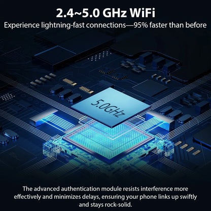 Adaptateur CarPlay sans fil Pionray 2 en 1 – Android Auto, WiFi 5Ghz, USB type-C/USB Plug & Play