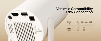 Projecteur magnétique 4K Android 11 HY300 Pro – Wifi6 290ANSI – Allwinner H713 – Bluetooth 5.0 – 1080P 1280×720P – Cinéma portable extérieur