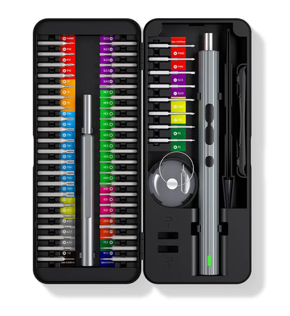Kit Tournevis Électrique 58 en 1 Rechargeable – Ultra Précision, Réparation Express Smartphones, Montres & Appareils Xiaomi