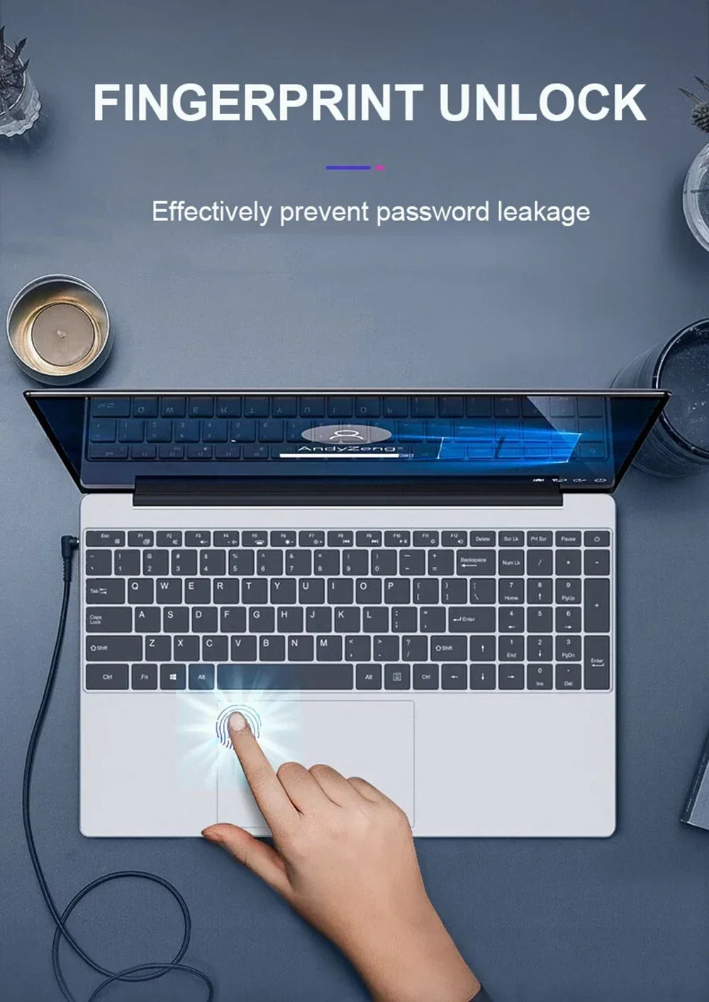 Ordinateur portable ultra fin – Intel Celeron N4000, 15,6’’, Gamer/bureau/étude, Windows 11 Pro, 16Go RAM, SSD 512Go/1To/2To, PC portable professionnel