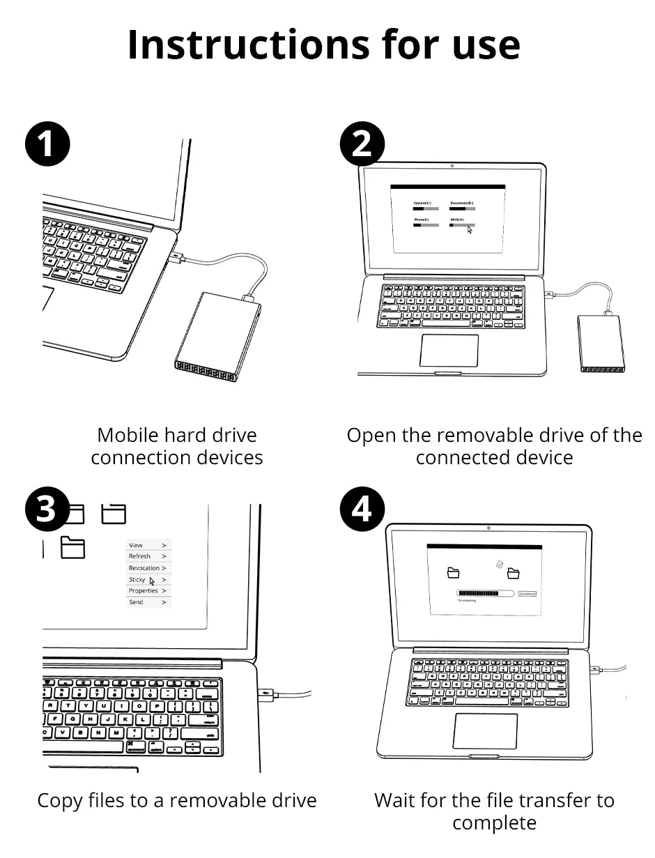 SomnAmbulist – Disque dur externe portable HDD 2,5 pouces – Capacités 250 Go, 320 Go, 500 Go, 1 To – USB 3.0 – Compatible PC, TV, PS4, Xbox, Laptop