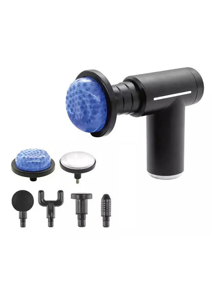 Pistolet de massage musculaire professionnel – exercice intelligent, masseur fitness, compresse froide & chaude, pistolet fascia 6 têtes