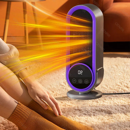 Radiateur Électrique Intelligent Portable 1200W PRO/PROMAX, Ventilateur Violet Bureau & Maison