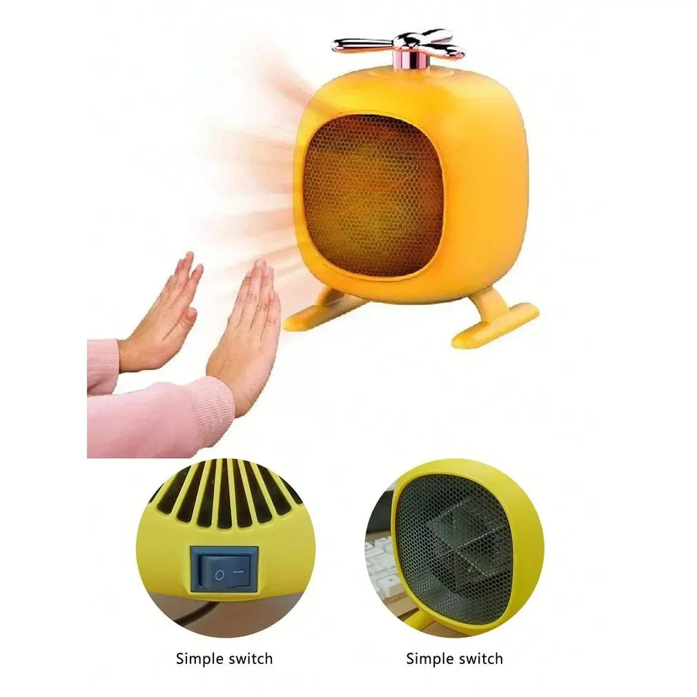 Radiateur soufflant Portable Enfichable, Design Compact et Silencieux