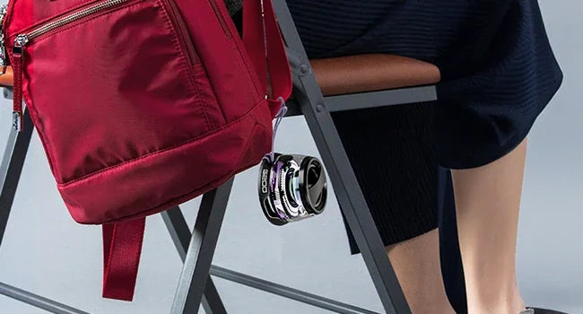 Haut-parleur Bluetooth magnétique d'extérieur – Mini stéréo nomade avec lumière RVB, support téléphone intégré et compatibilité iOS