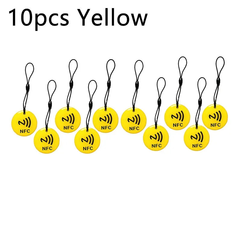 Jeton d’étiquette ULRFID Ntag213 CE, diam. 35mm, pack de 10 couleurs