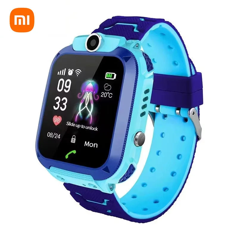 Montre intelligente enfants 4G Xiaomi – Appel, SOS, GPS, caméra, étanche, carte SIM, localisation, garçon/fille, cadeau 2026