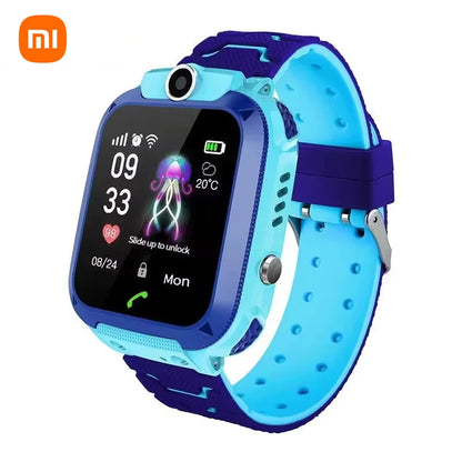 Montre intelligente enfants 4G Xiaomi – Appel, SOS, GPS, caméra, étanche, carte SIM, localisation, garçon/fille, cadeau 2026
