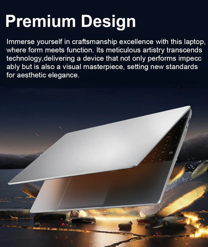 Ordinateur portable ultra fin – Intel Celeron N4000, 15,6’’, Gamer/bureau/étude, Windows 11 Pro, 16Go RAM, SSD 512Go/1To/2To, PC portable professionnel