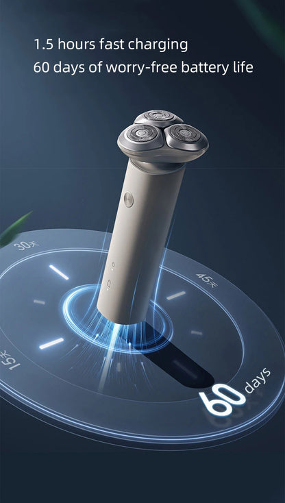 Rasoir électrique Xiaomi Mijia S101 étanche – rasage sec/humide, lame améliorée, tondeuse à barbe