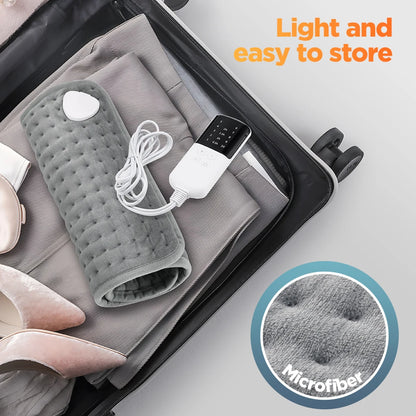 Couverture Chauffante Électrique Ultra-Douce 58x29CM, Chauffage Multifonction pour Lit, Canapé et Usage Domestique