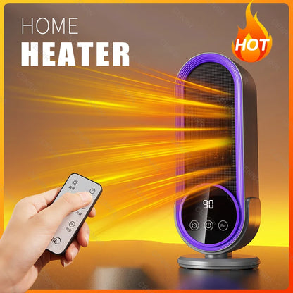 Radiateur Électrique Intelligent Portable 1200W PRO/PROMAX, Ventilateur Violet Bureau & Maison