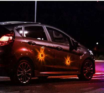 Balise LED magnétique d'urgence pour voiture – stroboscope avertisseur, lumière de sécurité, orange/bleu