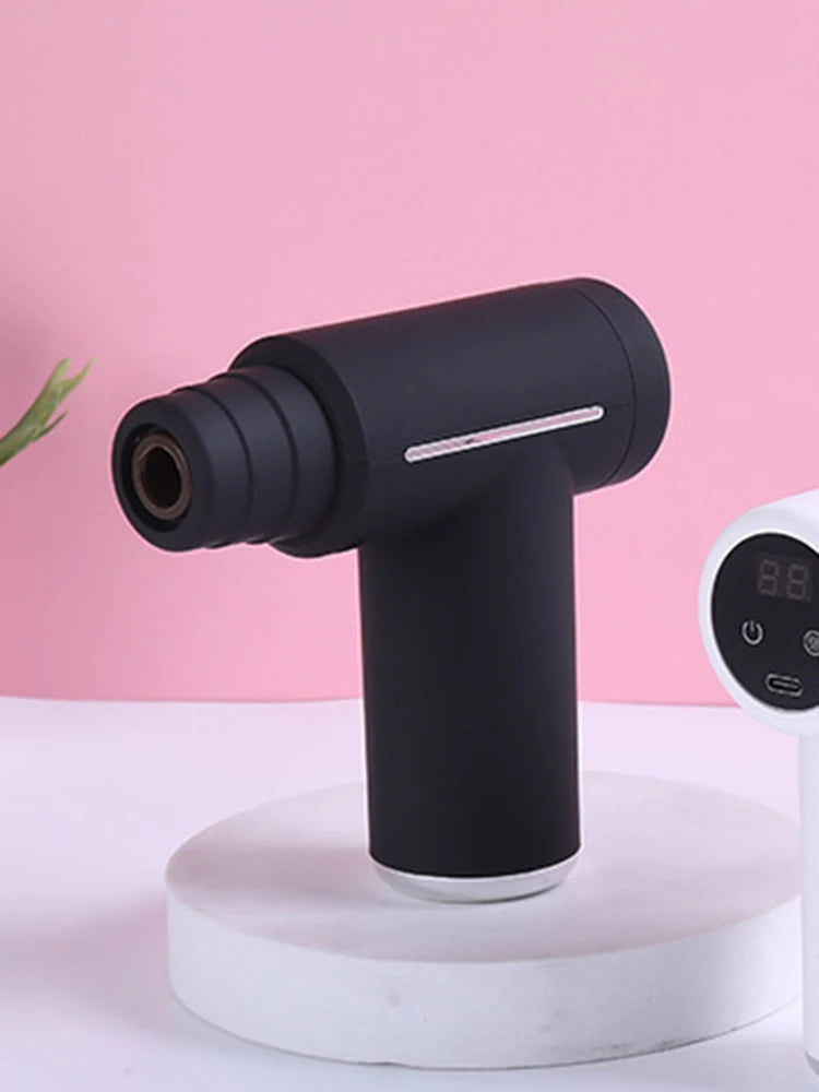 Pistolet de massage musculaire professionnel – exercice intelligent, masseur fitness, compresse froide & chaude, pistolet fascia 6 têtes