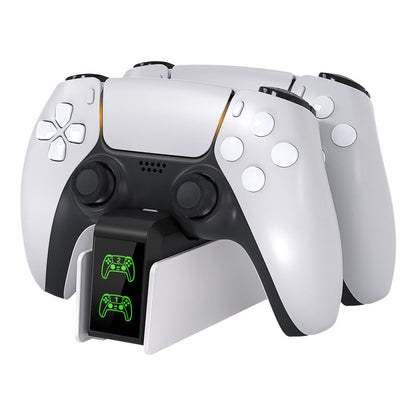 Station de charge de contrôleur RGB double rapide pour PS5 (DinoFire)