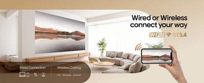 Projecteur magnétique 4K Android 11 HY300 Pro – Wifi6 290ANSI – Allwinner H713 – Bluetooth 5.0 – 1080P 1280×720P – Cinéma portable extérieur