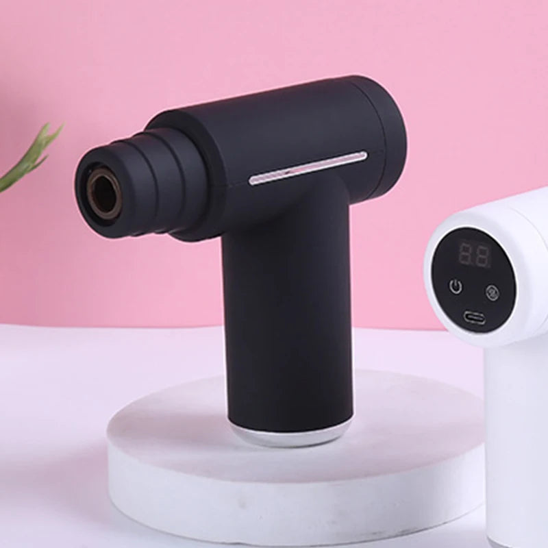 Pistolet de massage musculaire professionnel – exercice intelligent, masseur fitness, compresse froide & chaude, pistolet fascia 6 têtes