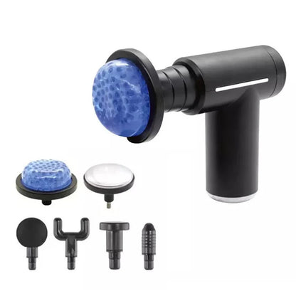 Pistolet de massage musculaire professionnel – exercice intelligent, masseur fitness, compresse froide & chaude, pistolet fascia 6 têtes