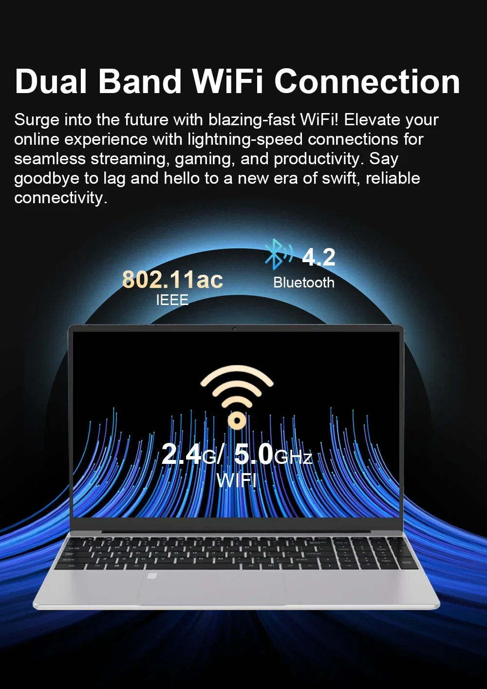 Ordinateur portable ultra fin – Intel Celeron N4000, 15,6’’, Gamer/bureau/étude, Windows 11 Pro, 16Go RAM, SSD 512Go/1To/2To, PC portable professionnel