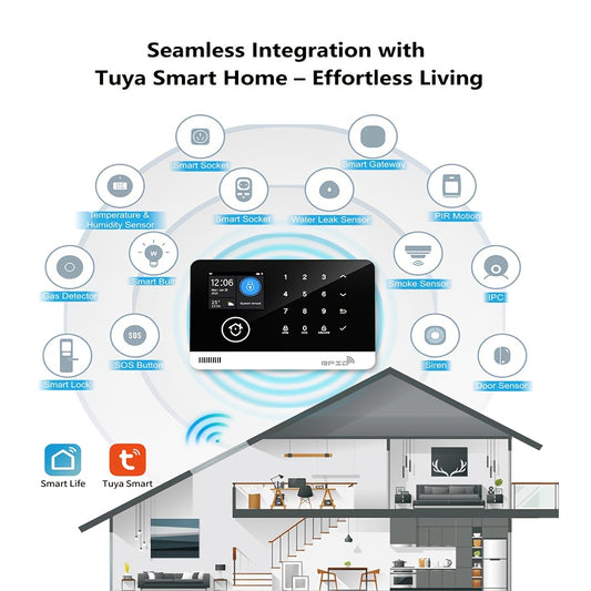 Système d’alarme intelligent TUGARD pour la maison – WiFi + GSM