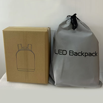 Sac à dos LED CRELANDER 30,48 cm – Écran programmable, sac à dos intelligent et tendance pour ordinateur portable, usage quotidien et déplacements